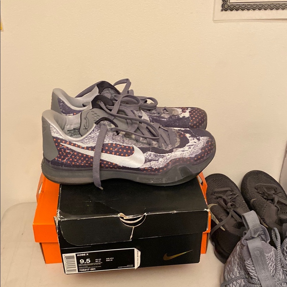 Nike Kobe Basketball Shoes - Black and Gray